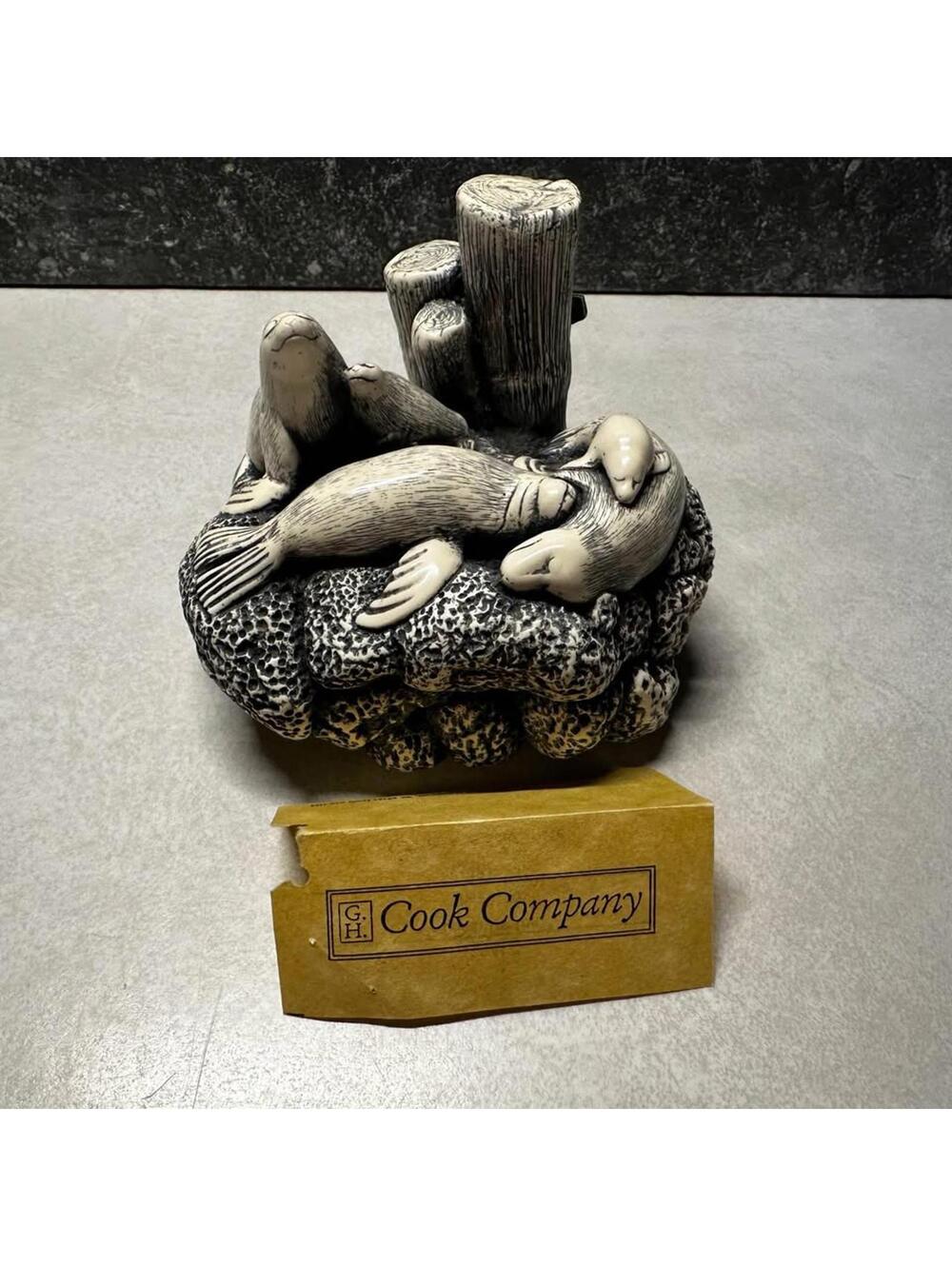 G H Cook Company Seals fine art sculpture seal 3” tall